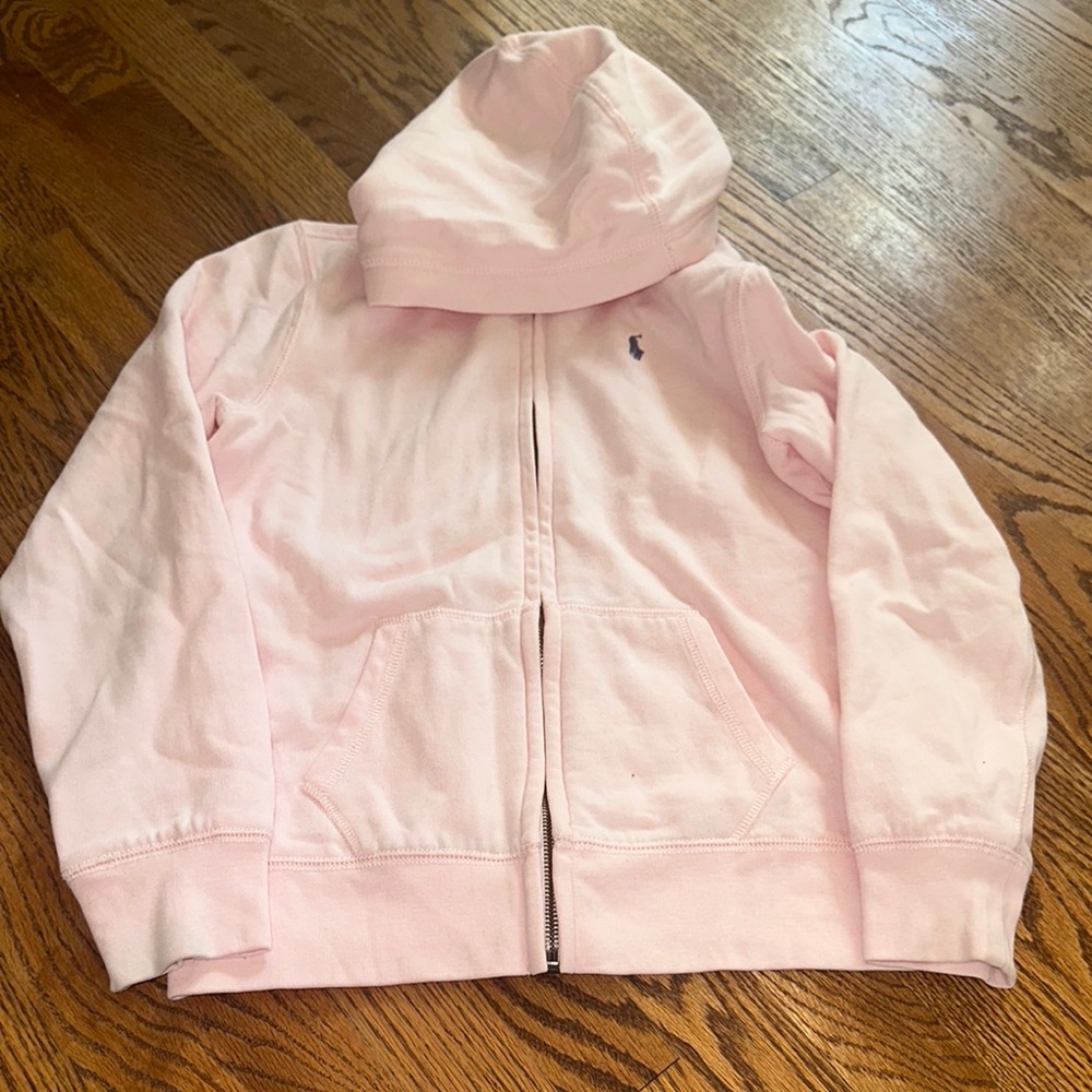 Polo Ralph Lauren Pink Hoodie Jacket size 12-14